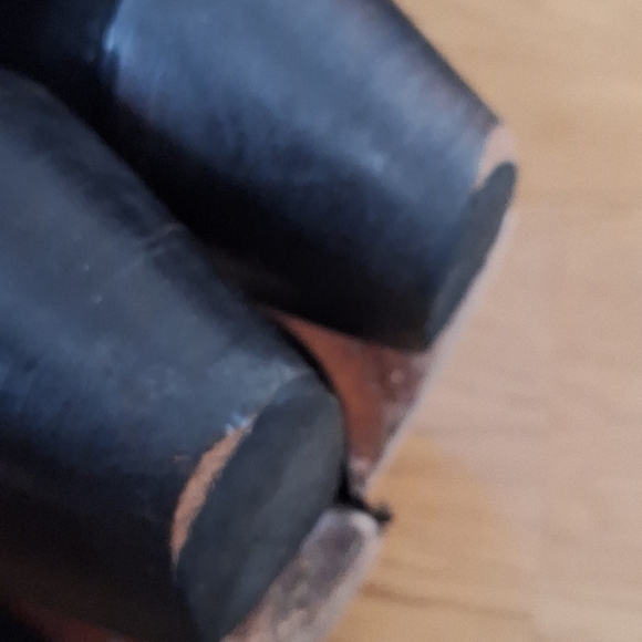 LUCCHESE Robyn Suede Ankle Bootie Boot Black 7.5 - Picture 13 of 16